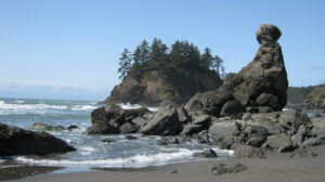 This is an image of Trinidad Beach in California, USA
