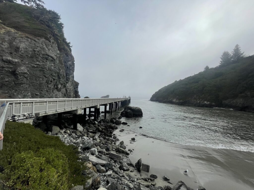 This is an image from our staff's recent trip up north to hold informal discussions with Trinidad Rancheria staff and others to inform marine development efforts.